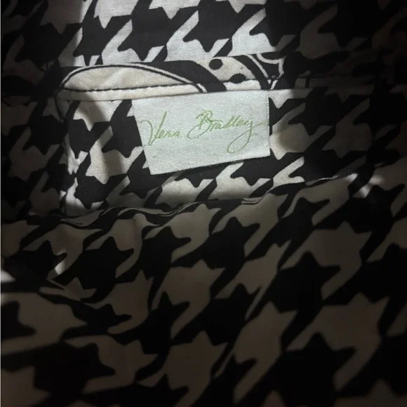 Vera Bradley black and white hipster Crossbody purse - Picture 2 of 4